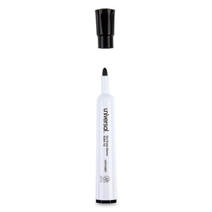 Universal™ wholesale. UNIVERSAL® Dry Erase Marker, Medium Bullet Tip, Black, Dozen. HSD Wholesale: Janitorial Supplies, Breakroom Supplies, Office Supplies.