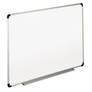 Universal® wholesale. UNIVERSAL® Dry Erase Board, Melamine, 36 X 24, White, Black-gray Aluminum-plastic Frame. HSD Wholesale: Janitorial Supplies, Breakroom Supplies, Office Supplies.
