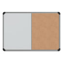 Universal® wholesale. UNIVERSAL Cork-dry Erase Board, Melamine, 24 X 18, Black-gray Aluminum-plastic Frame. HSD Wholesale: Janitorial Supplies, Breakroom Supplies, Office Supplies.