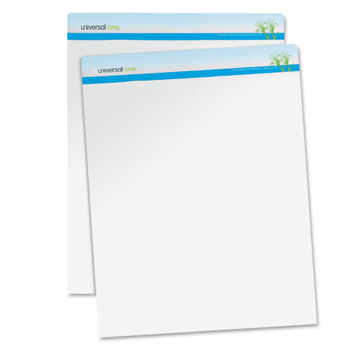 Universal® wholesale. UNIVERSAL® Renewable Resource Sugarcane Based Easel Pads, 27 X 34, White, 50 Sheets, 2-carton. HSD Wholesale: Janitorial Supplies, Breakroom Supplies, Office Supplies.