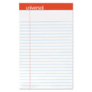 Universal® wholesale. UNIVERSAL® Perforated Ruled Writing Pads, Narrow Rule, 5 X 8, White, 50 Sheets, Dozen. HSD Wholesale: Janitorial Supplies, Breakroom Supplies, Office Supplies.