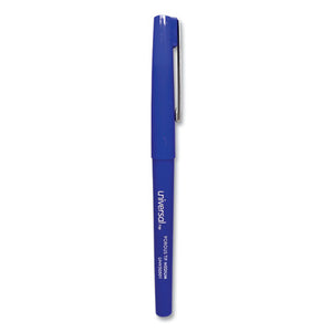 Universal™ wholesale. UNIVERSAL® Stick Porous Point Pen, Medium 0.7mm, Blue Ink-barrel, Dozen. HSD Wholesale: Janitorial Supplies, Breakroom Supplies, Office Supplies.