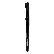 Load image into Gallery viewer, Universal™ wholesale. UNIVERSAL® Stick Porous Point Pen, Medium 0.7mm, Black Ink-barrel, Dozen. HSD Wholesale: Janitorial Supplies, Breakroom Supplies, Office Supplies.