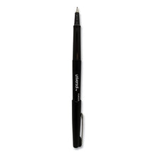 Load image into Gallery viewer, Universal™ wholesale. UNIVERSAL® Stick Porous Point Pen, Medium 0.7mm, Black Ink-barrel, Dozen. HSD Wholesale: Janitorial Supplies, Breakroom Supplies, Office Supplies.