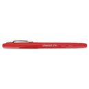 Universal™ wholesale. UNIVERSAL® Stick Porous Point Pen, Medium 0.7mm, Red Ink-barrel, Dozen. HSD Wholesale: Janitorial Supplies, Breakroom Supplies, Office Supplies.
