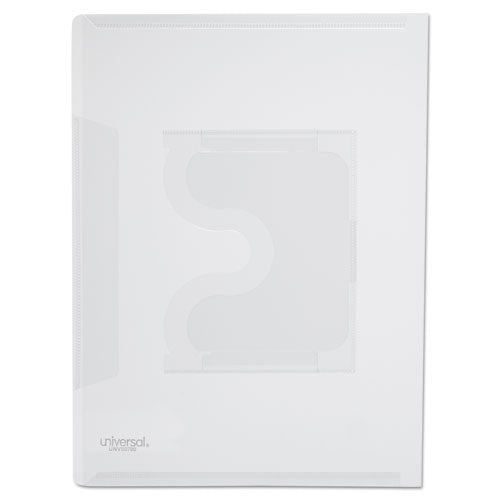 Universal® wholesale. UNIVERSAL® Transparent Deluxe Locking Project Files With Cd-rom Holder, Letter Size, Clear, 25-pack. HSD Wholesale: Janitorial Supplies, Breakroom Supplies, Office Supplies.