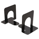 Universal® wholesale. UNIVERSAL® Economy Bookends, Nonskid, 4 3-4 X 5 1-4 X 5, Heavy Gauge Steel, Black. HSD Wholesale: Janitorial Supplies, Breakroom Supplies, Office Supplies.