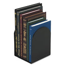 Universal® wholesale. UNIVERSAL® Magnetic Bookends, 6 X 5 X 7, Metal, Black. HSD Wholesale: Janitorial Supplies, Breakroom Supplies, Office Supplies.