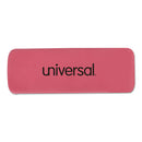 Universal® wholesale. UNIVERSAL Bevel Block Erasers, Rectangular, Small, Pink, Elastomer, 20-pack. HSD Wholesale: Janitorial Supplies, Breakroom Supplies, Office Supplies.
