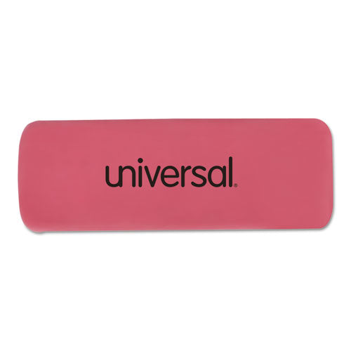 Universal® wholesale. UNIVERSAL Bevel Block Erasers, Rectangular, Small, Pink, Elastomer, 20-pack. HSD Wholesale: Janitorial Supplies, Breakroom Supplies, Office Supplies.
