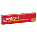UNIVERSAL® #2 Woodcase Pencil, Hb (#2), Black Lead, Yellow Barrel, Dozen