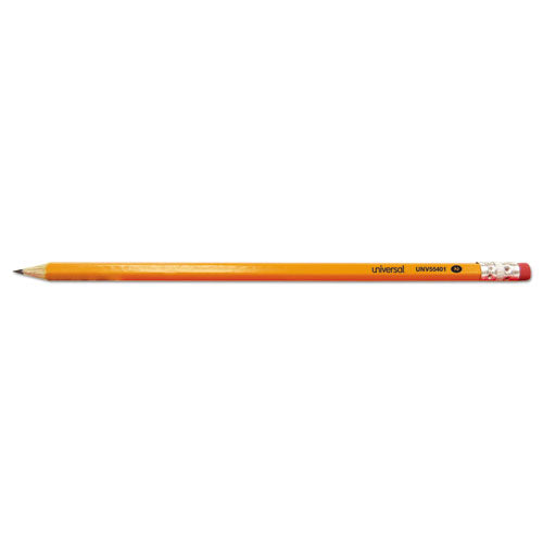 Universal™ wholesale. UNIVERSAL® #2 Pre-sharpened Woodcase Pencil, Hb (#2), Black Lead, Yellow Barrel, 24-pack. HSD Wholesale: Janitorial Supplies, Breakroom Supplies, Office Supplies.