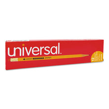 Load image into Gallery viewer, Universal™ wholesale. UNIVERSAL® Deluxe Blackstonian Pencil, Hb (#2), Black Lead, Yellow Barrel, Dozen. HSD Wholesale: Janitorial Supplies, Breakroom Supplies, Office Supplies.