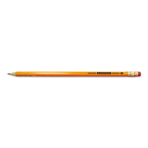 Universal™ wholesale. UNIVERSAL® Deluxe Blackstonian Pencil, Hb (#2), Black Lead, Yellow Barrel, Dozen. HSD Wholesale: Janitorial Supplies, Breakroom Supplies, Office Supplies.