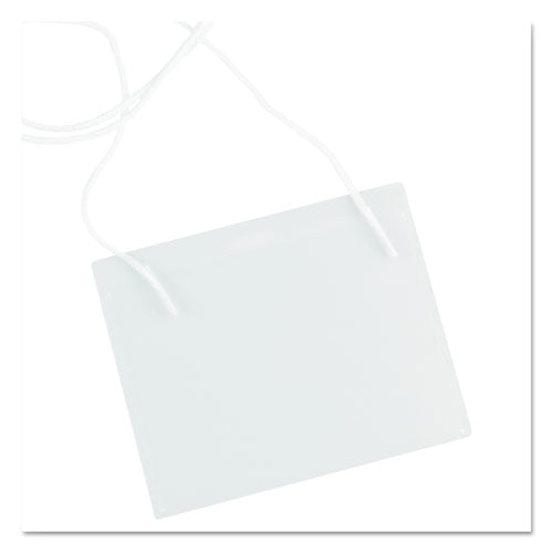 Universal® wholesale. UNIVERSAL Clear Badge Holders W-neck Lanyards, 3 X 4, White Inserts, 100-box. HSD Wholesale: Janitorial Supplies, Breakroom Supplies, Office Supplies.