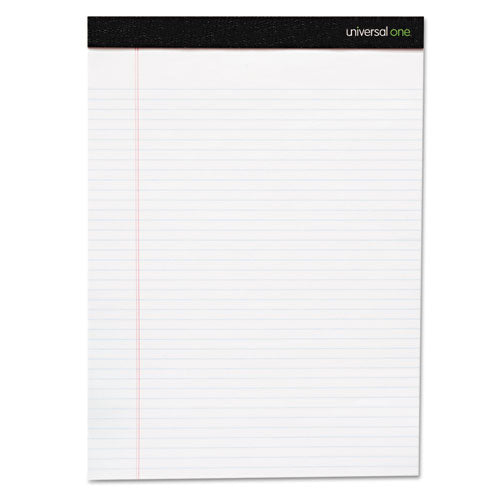 Universal® wholesale. UNIVERSAL® Premium Ruled Writing Pads, Narrow Rule, 5 X 8, White, 50 Sheets, 6-pack. HSD Wholesale: Janitorial Supplies, Breakroom Supplies, Office Supplies.