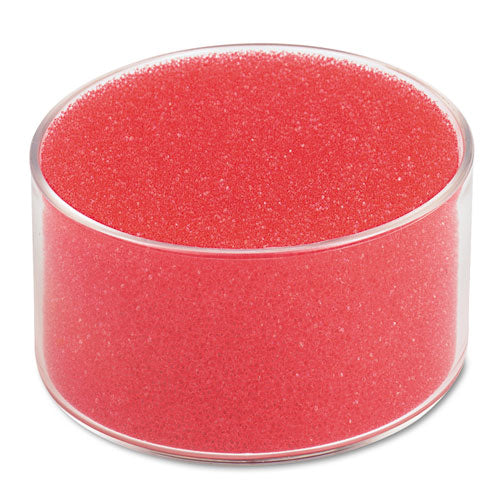 Universal® wholesale. UNIVERSAL® Sponge Cup Moistener, 3" Dia, Clear. HSD Wholesale: Janitorial Supplies, Breakroom Supplies, Office Supplies.