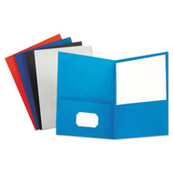 Universal® wholesale. UNIVERSAL® Two-pocket Portfolio, Embossed Leather Grain Paper, Assorted Colors, 25-box. HSD Wholesale: Janitorial Supplies, Breakroom Supplies, Office Supplies.