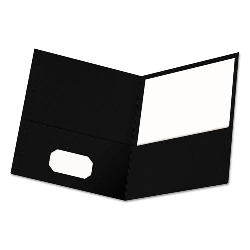 Universal® wholesale. UNIVERSAL® Two-pocket Portfolio, Embossed Leather Grain Paper, Black, 25-box. HSD Wholesale: Janitorial Supplies, Breakroom Supplies, Office Supplies.