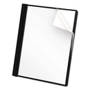 Universal® wholesale. UNIVERSAL Clear Front Report Cover, Tang Fasteners, Letter Size, Black, 25-box. HSD Wholesale: Janitorial Supplies, Breakroom Supplies, Office Supplies.