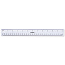 Universal® wholesale. UNIVERSAL® Clear Plastic Ruler, Standard-metric, 12". HSD Wholesale: Janitorial Supplies, Breakroom Supplies, Office Supplies.