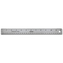 Universal® wholesale. UNIVERSAL® Stainless Steel Ruler W-cork Back And Hanging Hole, 12", Silver. HSD Wholesale: Janitorial Supplies, Breakroom Supplies, Office Supplies.