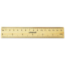 Universal® wholesale. UNIVERSAL® Flat Wood Ruler, Standard-metric, 6". HSD Wholesale: Janitorial Supplies, Breakroom Supplies, Office Supplies.