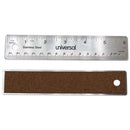 Universal® wholesale. UNIVERSAL® Stainless Steel Ruler, Standard-metric, 6". HSD Wholesale: Janitorial Supplies, Breakroom Supplies, Office Supplies.