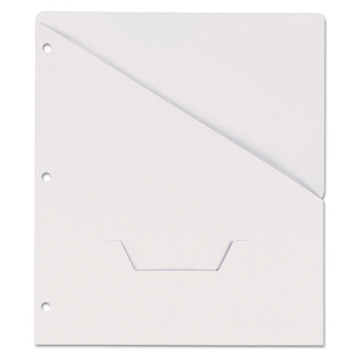 Universal® wholesale. UNIVERSAL® Slash-cut Pockets For Three-ring Binders, Jacket, Letter, 11 Pt., White, 10-pack. HSD Wholesale: Janitorial Supplies, Breakroom Supplies, Office Supplies.