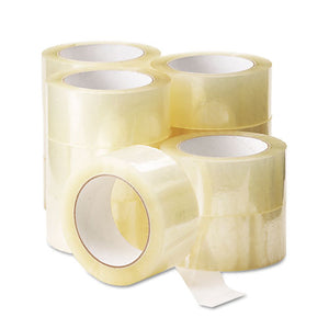 Universal® wholesale. UNIVERSAL® Deluxe General-purpose Acrylic Box Sealing Tape, 3" Core, 1.88" X 110 Yds, Clear, 12-pack. HSD Wholesale: Janitorial Supplies, Breakroom Supplies, Office Supplies.