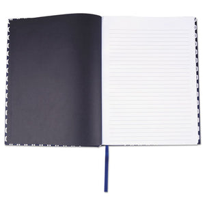 Universal® wholesale. UNIVERSAL Casebound Hardcover Notebook, Wide-legal Rule, Blue-hex Pattern, 10.25 X 7.68, 150 Sheets. HSD Wholesale: Janitorial Supplies, Breakroom Supplies, Office Supplies.