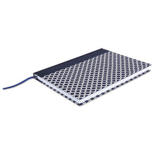 Load image into Gallery viewer, Universal® wholesale. UNIVERSAL Casebound Hardcover Notebook, Wide-legal Rule, Blue-hex Pattern, 10.25 X 7.68, 150 Sheets. HSD Wholesale: Janitorial Supplies, Breakroom Supplies, Office Supplies.