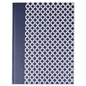 Universal® wholesale. UNIVERSAL Casebound Hardcover Notebook, Wide-legal Rule, Blue-hex Pattern, 10.25 X 7.68, 150 Sheets. HSD Wholesale: Janitorial Supplies, Breakroom Supplies, Office Supplies.