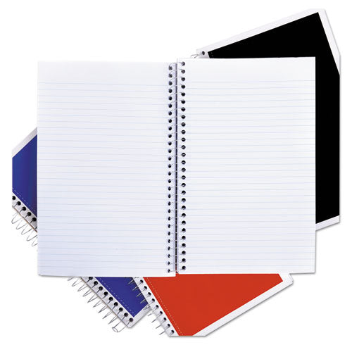 Universal® wholesale. UNIVERSAL® Wirebound Notebook, 3 Subjects, Medium-college Rule, Assorted Color Covers, 9.5 X 6, 120 Sheets, 4-pack. HSD Wholesale: Janitorial Supplies, Breakroom Supplies, Office Supplies.