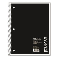 Universal® wholesale. UNIVERSAL® Wirebound Notebook, 1 Subject, Medium-college Rule, Black Cover, 11 X 8.5, 100 Sheets. HSD Wholesale: Janitorial Supplies, Breakroom Supplies, Office Supplies.