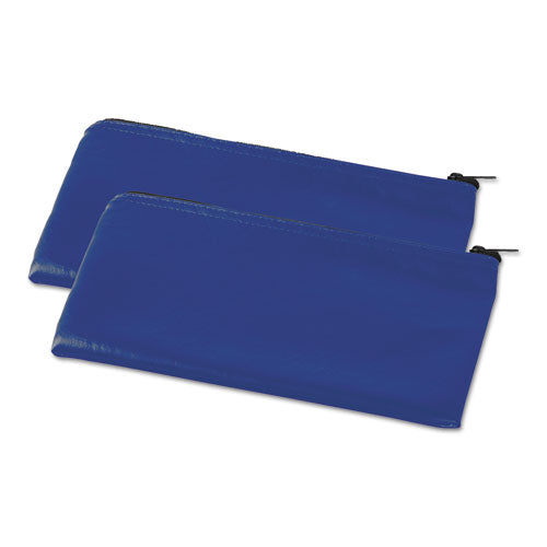 Universal® wholesale. UNIVERSAL® Zippered Wallets-cases, 11 X 6, Blue, 2 Per Pack. HSD Wholesale: Janitorial Supplies, Breakroom Supplies, Office Supplies.