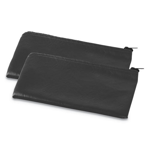 Universal® wholesale. UNIVERSAL® Zippered Wallets-cases, 11w X 6h, Black, 2-pk. HSD Wholesale: Janitorial Supplies, Breakroom Supplies, Office Supplies.