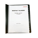 Universal® wholesale. UNIVERSAL® Monthly Planner, 11 X 8, Black, 2021. HSD Wholesale: Janitorial Supplies, Breakroom Supplies, Office Supplies.