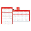 Universal® wholesale. UNIVERSAL® Erasable Wall Calendar, 24 X 36, White-red, 2021. HSD Wholesale: Janitorial Supplies, Breakroom Supplies, Office Supplies.