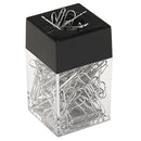 Universal® wholesale. UNIVERSAL® Paper Clips With Magnetic Dispenser, Small (no. 1), Silver, 100 Clips-pack, 12 Packs-carton. HSD Wholesale: Janitorial Supplies, Breakroom Supplies, Office Supplies.