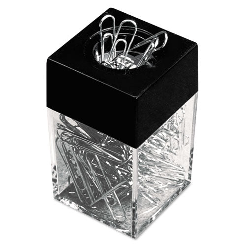 Universal® wholesale. UNIVERSAL® Paper Clips With Magnetic Dispenser, Small (no. 1), Silver, 100 Clips-pack, 12 Packs-carton. HSD Wholesale: Janitorial Supplies, Breakroom Supplies, Office Supplies.