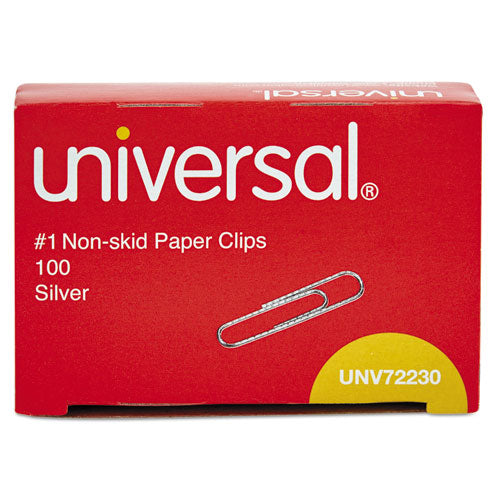 Universal® wholesale. UNIVERSAL® Paper Clips, Small (no. 1), Silver, 100 Clips-box, 10 Boxes-pack. HSD Wholesale: Janitorial Supplies, Breakroom Supplies, Office Supplies.