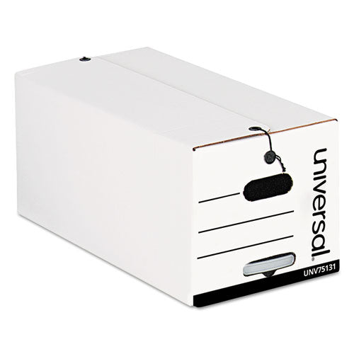 Universal® wholesale. UNIVERSAL® Deluxe Quick Set-up String-and-button Boxes, Legal Files, White, 12-carton. HSD Wholesale: Janitorial Supplies, Breakroom Supplies, Office Supplies.