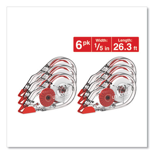 Universal® wholesale. UNIVERSAL Correction Tape Dispenser, Non-refillable, 1-5" X 315", 6-pack. HSD Wholesale: Janitorial Supplies, Breakroom Supplies, Office Supplies.