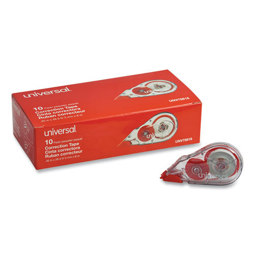 Universal® wholesale. UNIVERSAL Correction Tape Dispenser, Non-refillable, 1-5" X 315", 10-pack. HSD Wholesale: Janitorial Supplies, Breakroom Supplies, Office Supplies.