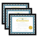 Universal® wholesale. UNIVERSAL All Purpose Document Frame, 8 1-2 X 11 Insert, Black, 3-pack. HSD Wholesale: Janitorial Supplies, Breakroom Supplies, Office Supplies.