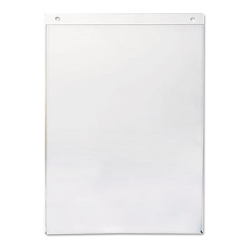 Universal® wholesale. UNIVERSAL® Wall Mount Sign Holder, 8 1-2" X 11", Vertical, Clear. HSD Wholesale: Janitorial Supplies, Breakroom Supplies, Office Supplies.