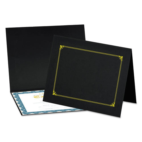 Universal® wholesale. UNIVERSAL Certificate-document Cover, 8 1-2 X 11 - 8 X 10 - A4, Black, 6-pk. HSD Wholesale: Janitorial Supplies, Breakroom Supplies, Office Supplies.