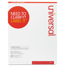 Load image into Gallery viewer, Universal® wholesale. UNIVERSAL® White Labels, Inkjet-laser Printers, 1.33 X 4, White, 14-sheet, 100 Sheets-box. HSD Wholesale: Janitorial Supplies, Breakroom Supplies, Office Supplies.