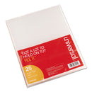 Universal® wholesale. UNIVERSAL® Project Folders, Letter Size, Clear, 25-pack. HSD Wholesale: Janitorial Supplies, Breakroom Supplies, Office Supplies.